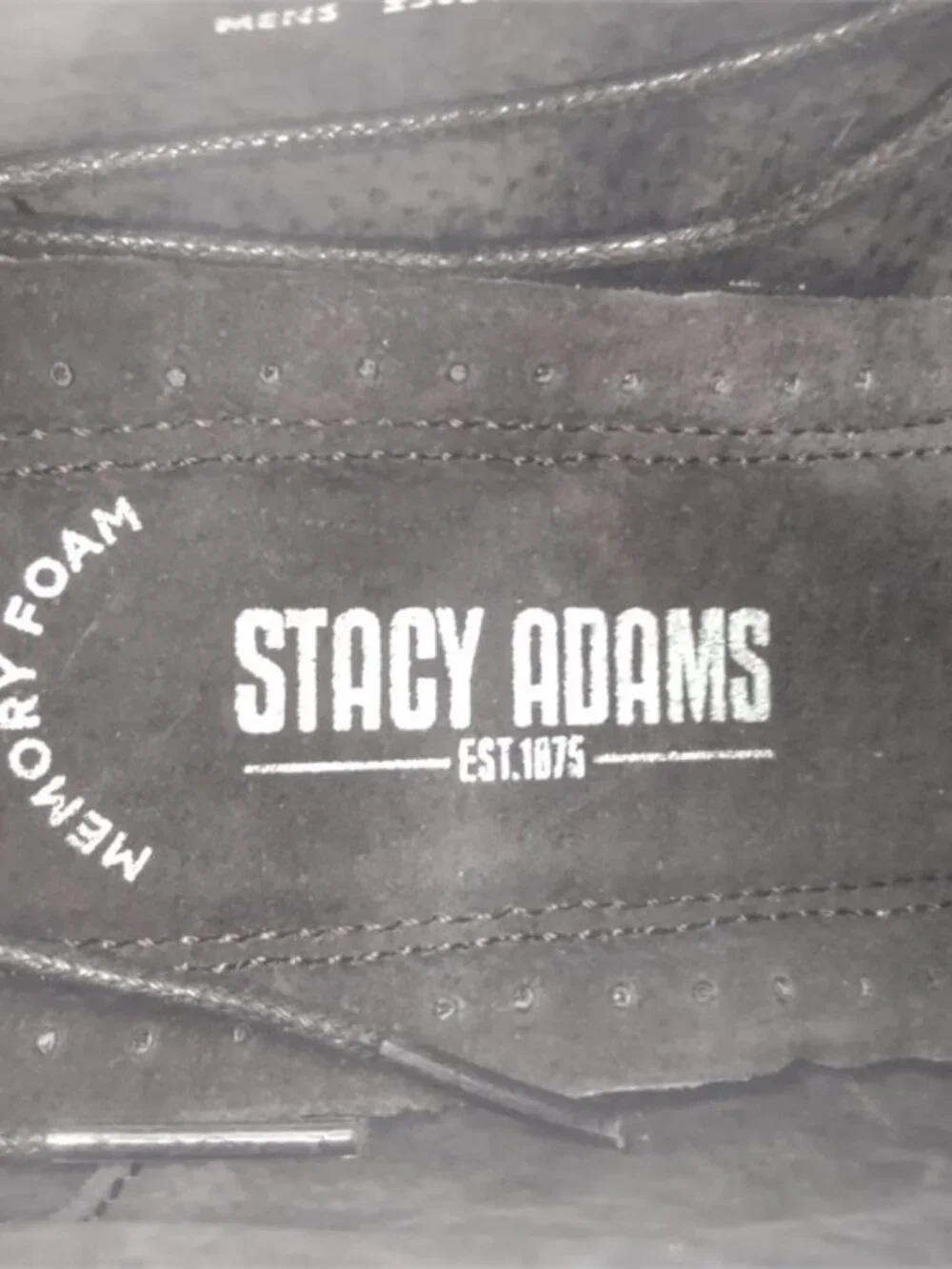 Share *New* Men's Stacy Adams Dunbar Wingtip Cognac Dress Shoes Size 8.5 M